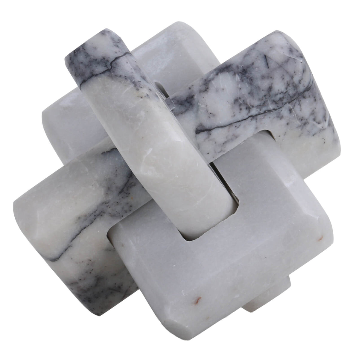 Keiichi Accessories Loop Sculpture in Grey Marble - Large House of Isabella UK