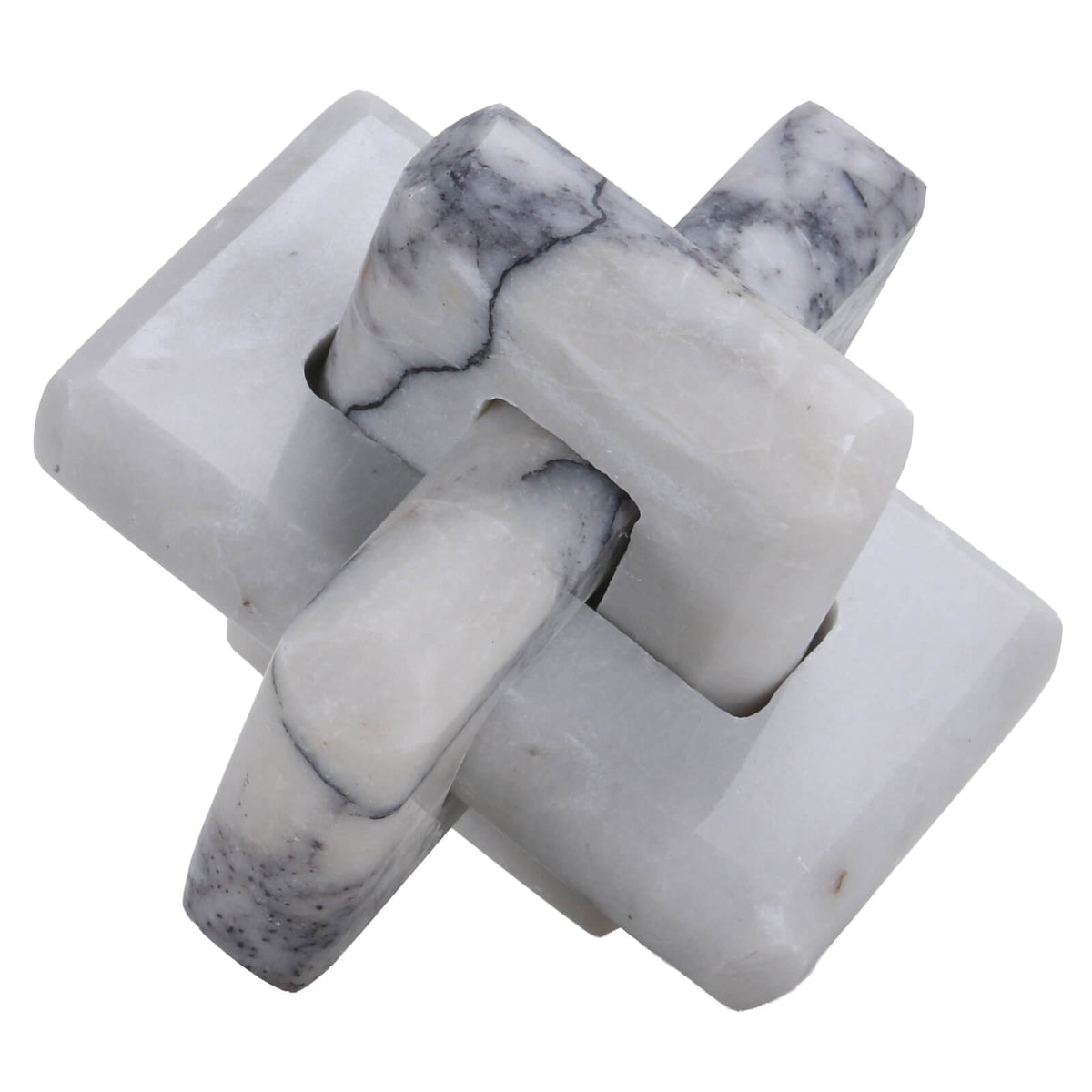 Keiichi Accessories Loop Sculpture in Grey Marble - Large House of Isabella UK