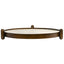 Keiichi Accessories Metal Framed Round Tray in Landscape Marble House of Isabella UK