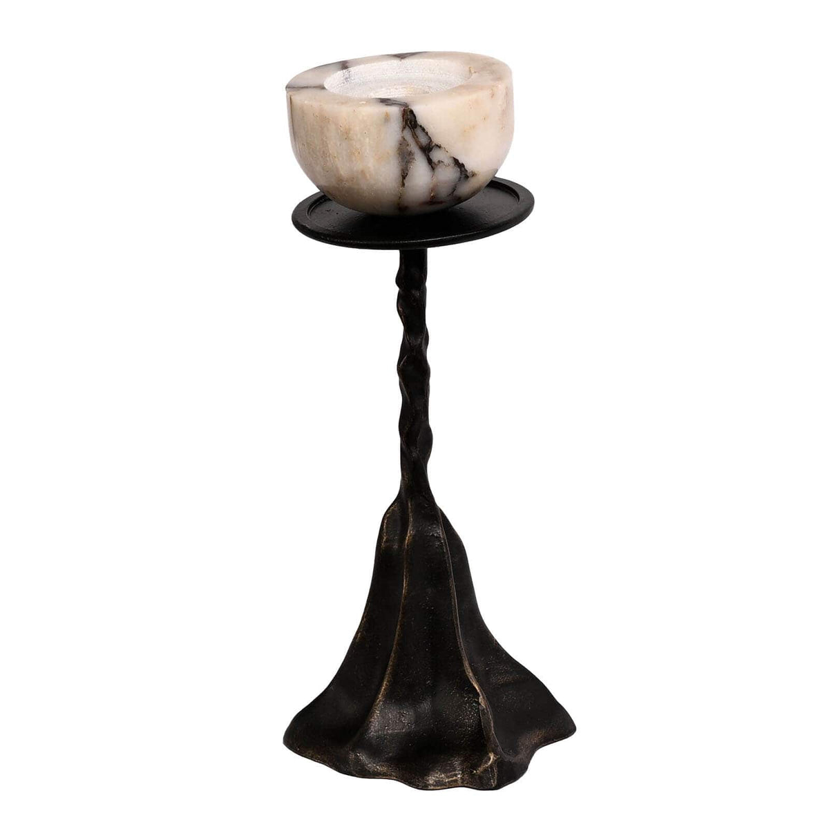 Keiichi Accessories Modern Pedestal Candle Holder - Small House of Isabella UK