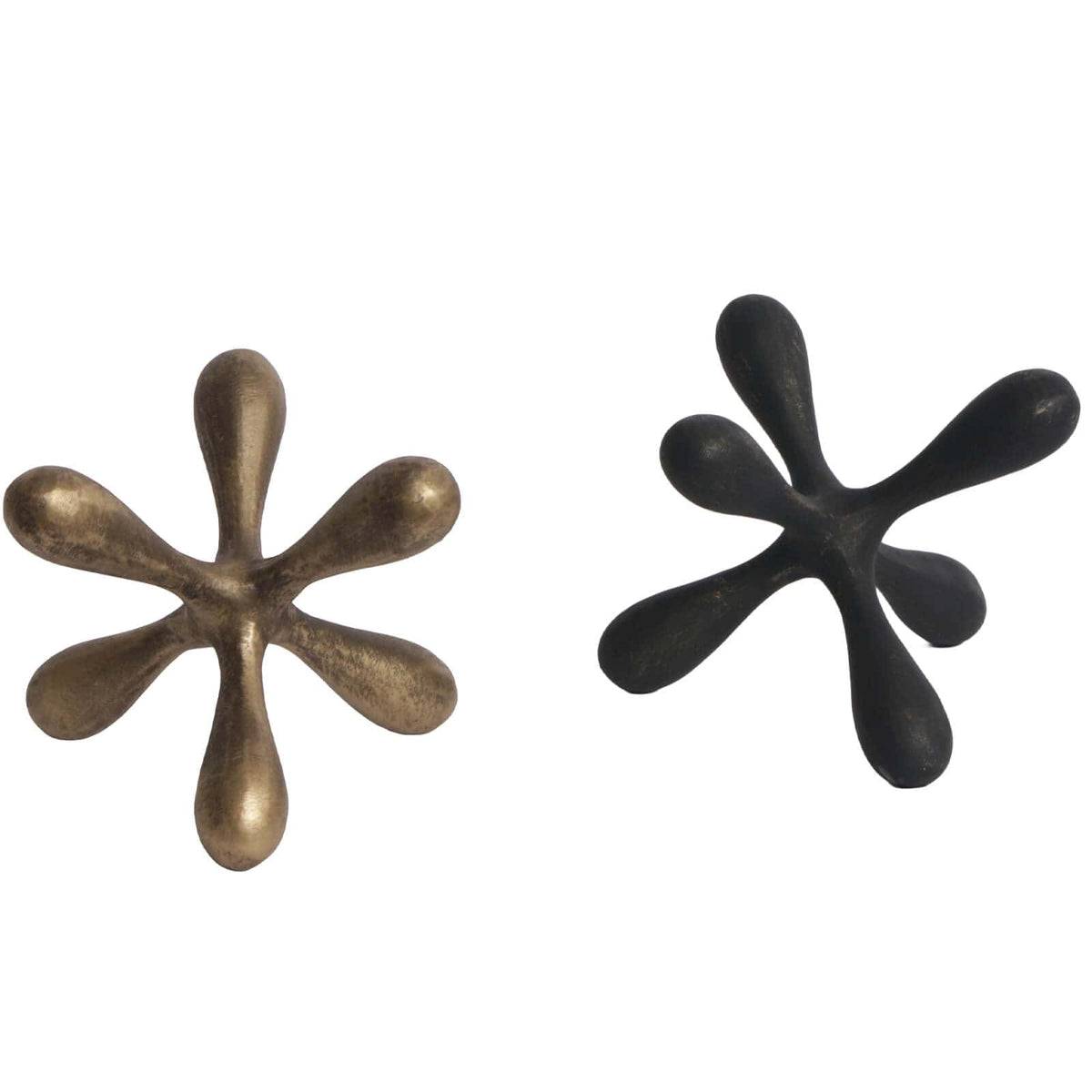 Keiichi Accessories Organic Geometry Sculpture in Aged Golden Bronze House of Isabella UK