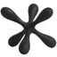 Keiichi Accessories Organic Geometry Sculpture in Black Bronze House of Isabella UK