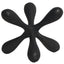 Keiichi Accessories Organic Geometry Sculpture in Black Bronze House of Isabella UK