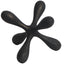 Keiichi Accessories Organic Geometry Sculpture in Black Bronze House of Isabella UK