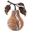 Keiichi Accessories Pear Ornament in Golden Bronze Marble House of Isabella UK
