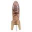 Keiichi Accessories Rocket Sculpture in Brown Marble - Small House of Isabella UK
