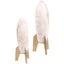 Keiichi Accessories Rocket Sculpture in White Marble - Large House of Isabella UK