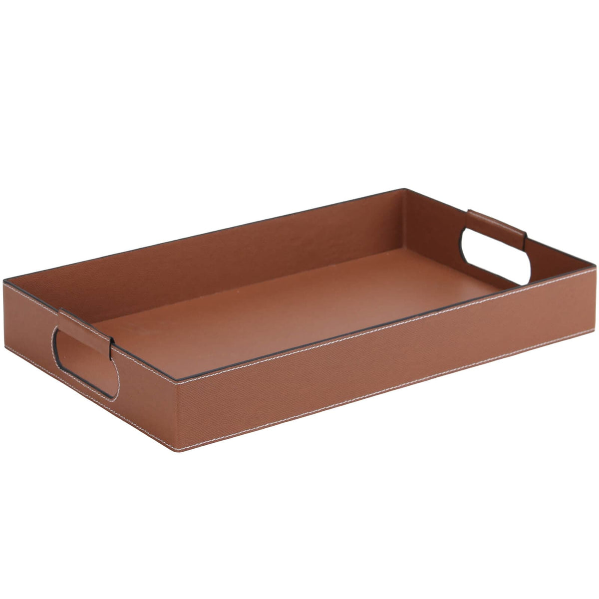Keiichi Accessories Vale Rectangular Leather Tray House of Isabella UK