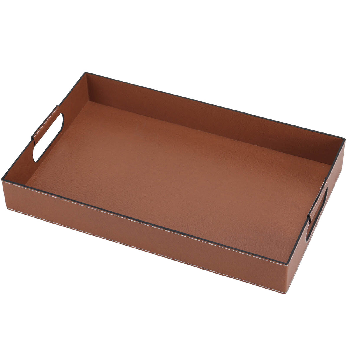 Keiichi Accessories Vale Rectangular Leather Tray House of Isabella UK