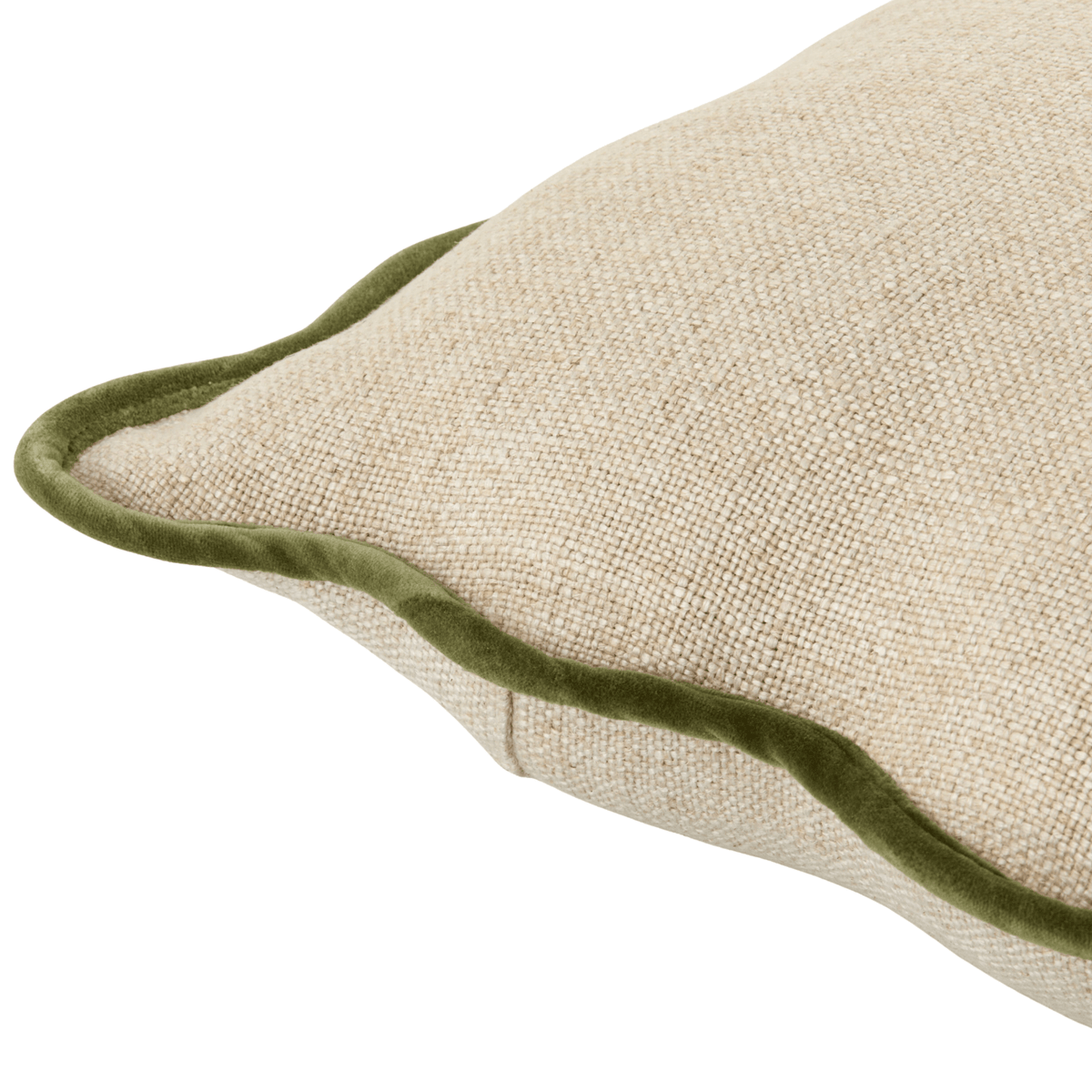 Keiichi Decor Caliza Woven Cushion in Moss - 51 x 51 cm House of Isabella UK