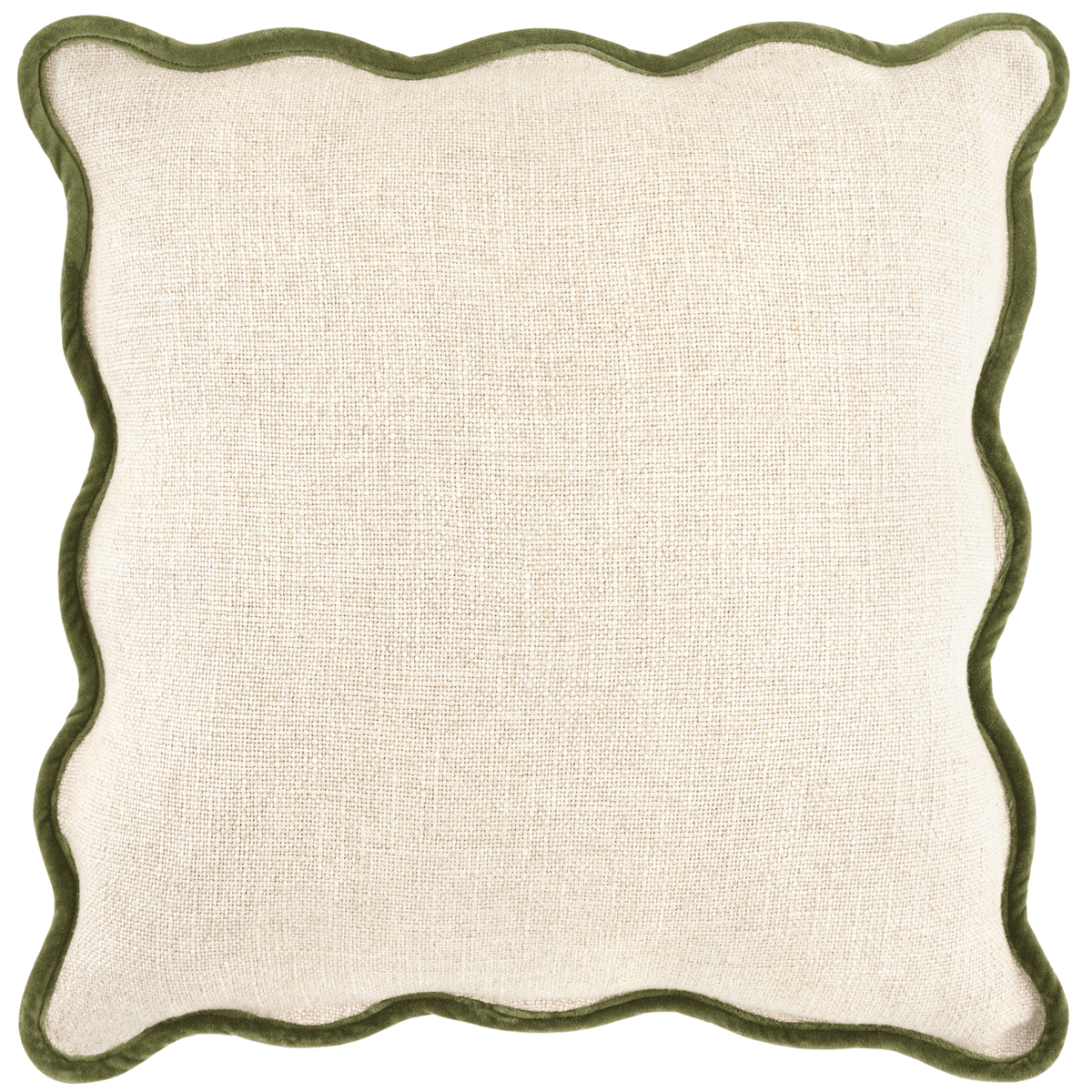 Keiichi Decor Caliza Woven Cushion in Moss - 51 x 51 cm House of Isabella UK
