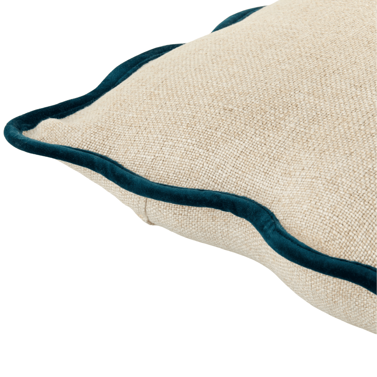 Keiichi Decor Caliza Woven Cushion in Peacock - 51 x 51 cm House of Isabella UK