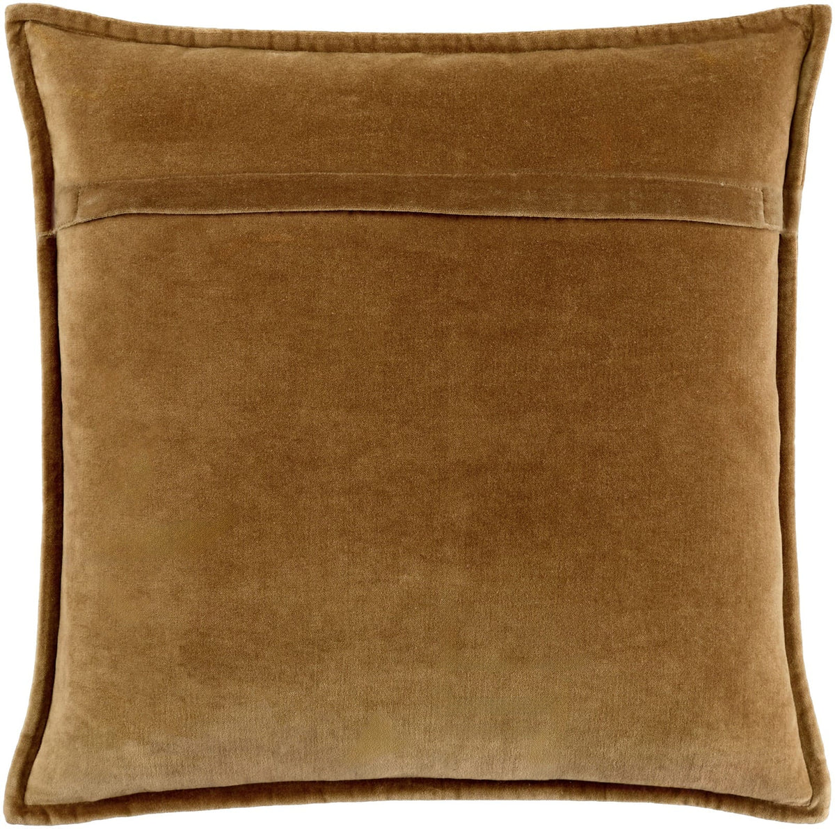Keiichi Decor Cotton Velvet Cushion in Bronze - 51 x 51 cm House of Isabella UK