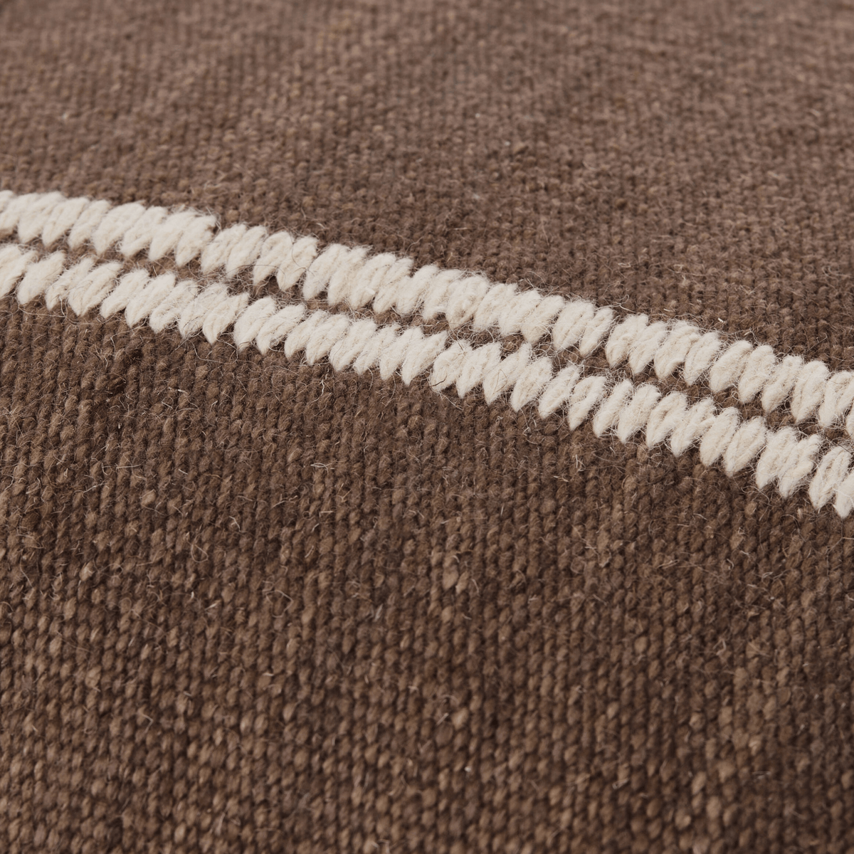 Keiichi Decor Jundah Woven Cushion in Brown - 51 x 51 cm House of Isabella UK