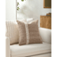 Keiichi Decor Jundah Woven Cushion in Light Brown - 51 x 51 cm House of Isabella UK