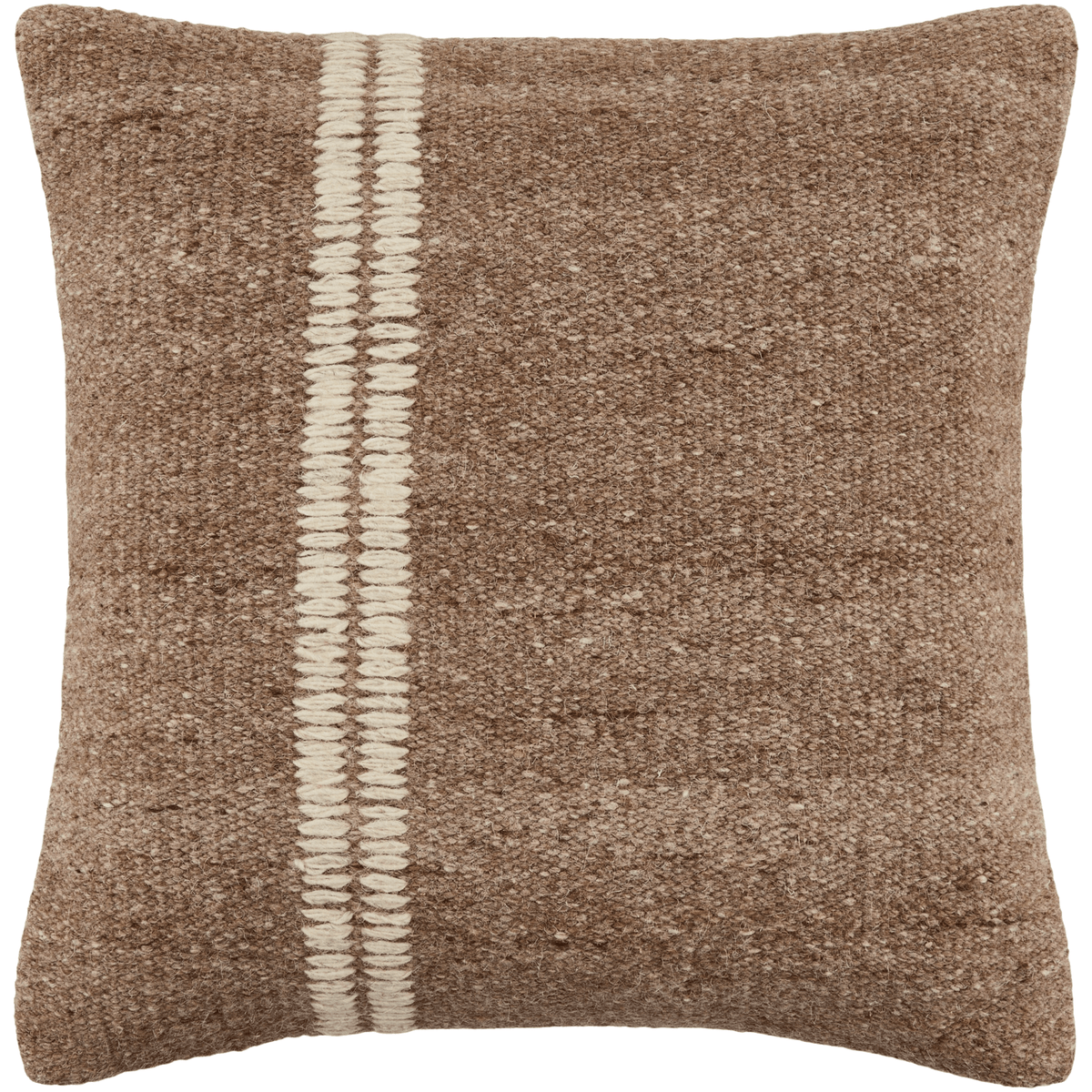 Keiichi Decor Jundah Woven Cushion in Light Brown - 51 x 51 cm House of Isabella UK