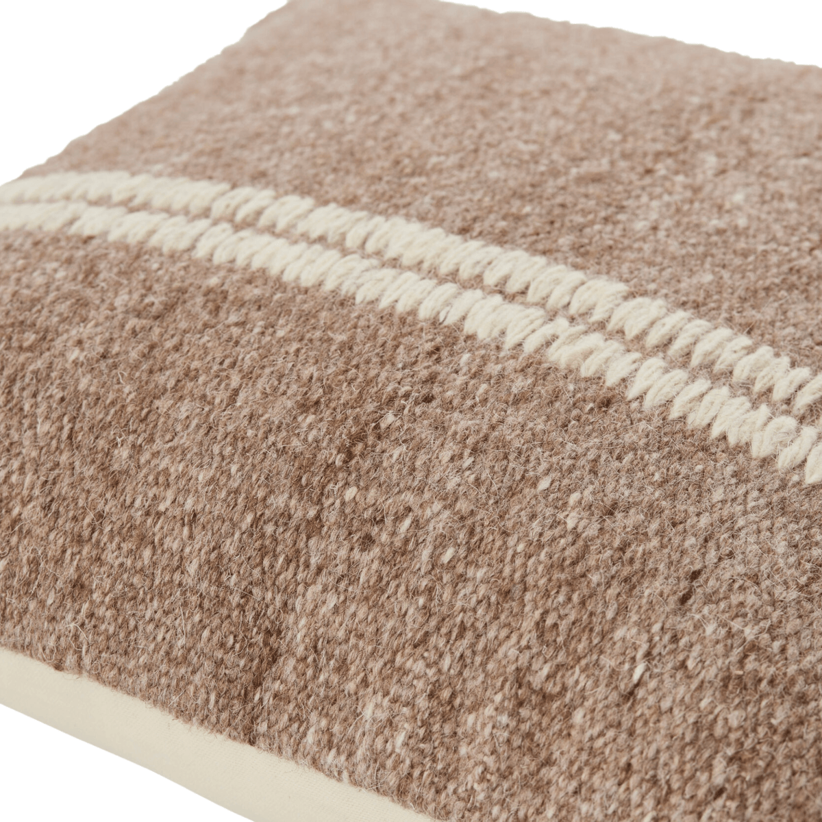 Keiichi Decor Jundah Woven Cushion in Light Brown - 51 x 51 cm House of Isabella UK