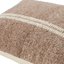 Keiichi Decor Jundah Woven Cushion in Light Brown - 51 x 51 cm House of Isabella UK