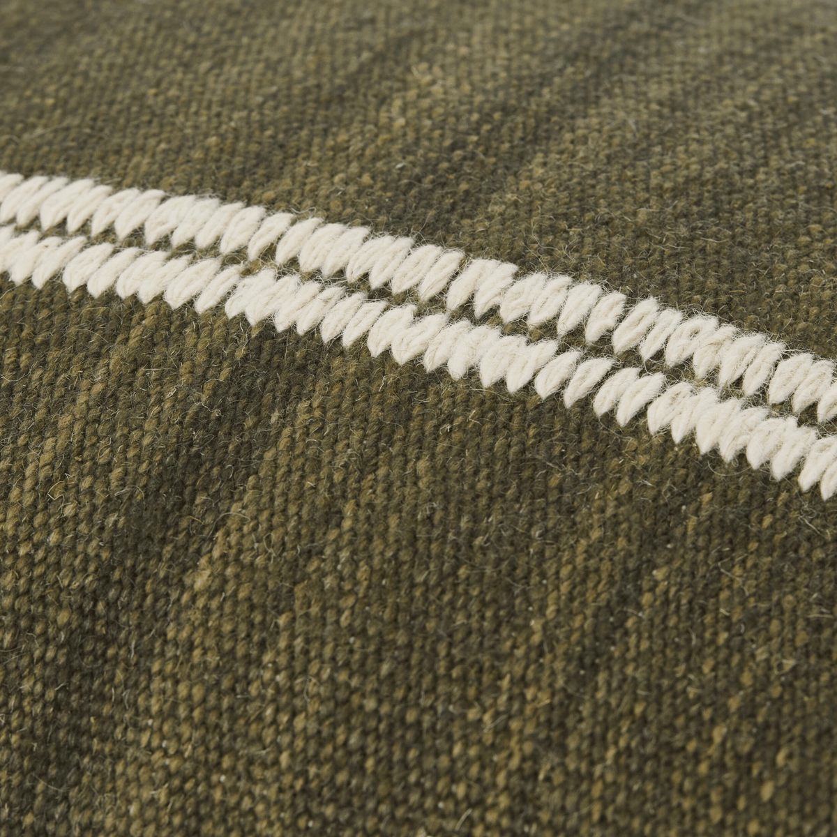 Keiichi Decor Jundah Woven Cushion in Moss - 51 x 51 cm House of Isabella UK