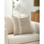 Keiichi Decor Jundah Woven Cushion in Warm Natural - 51 x 51 cm House of Isabella UK