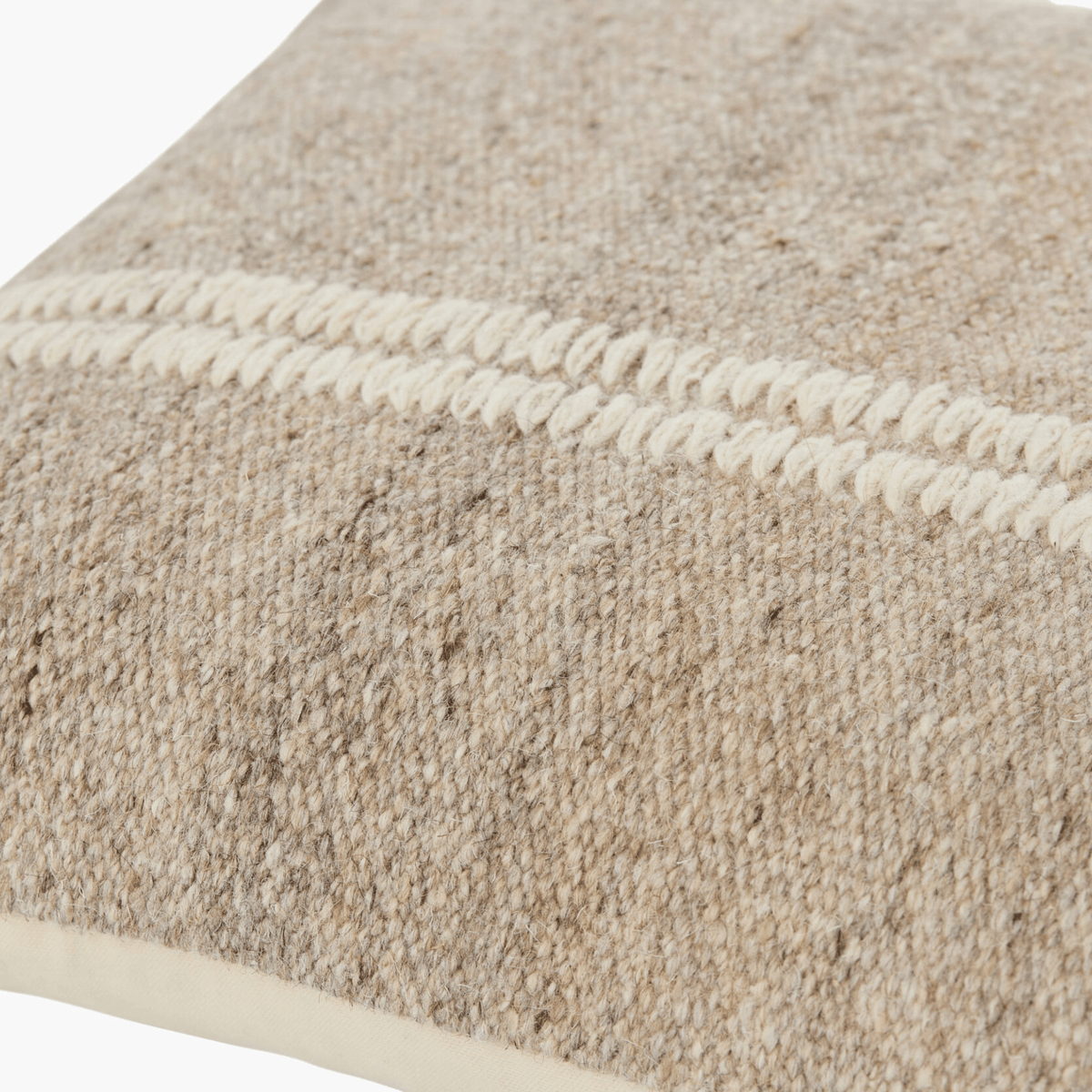 Keiichi Decor Jundah Woven Cushion in Warm Natural - 51 x 51 cm House of Isabella UK