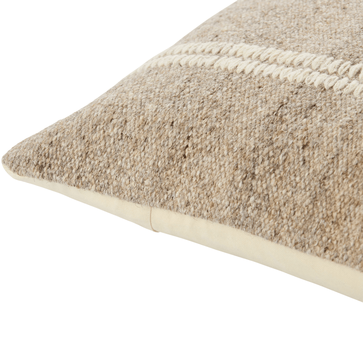 Keiichi Decor Jundah Woven Cushion in Warm Natural - 51 x 51 cm House of Isabella UK