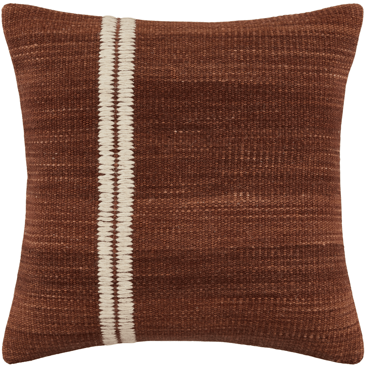 Keiichi Decor Jundah Woven Cushion in Warm Red - 51 x 51 cm House of Isabella UK