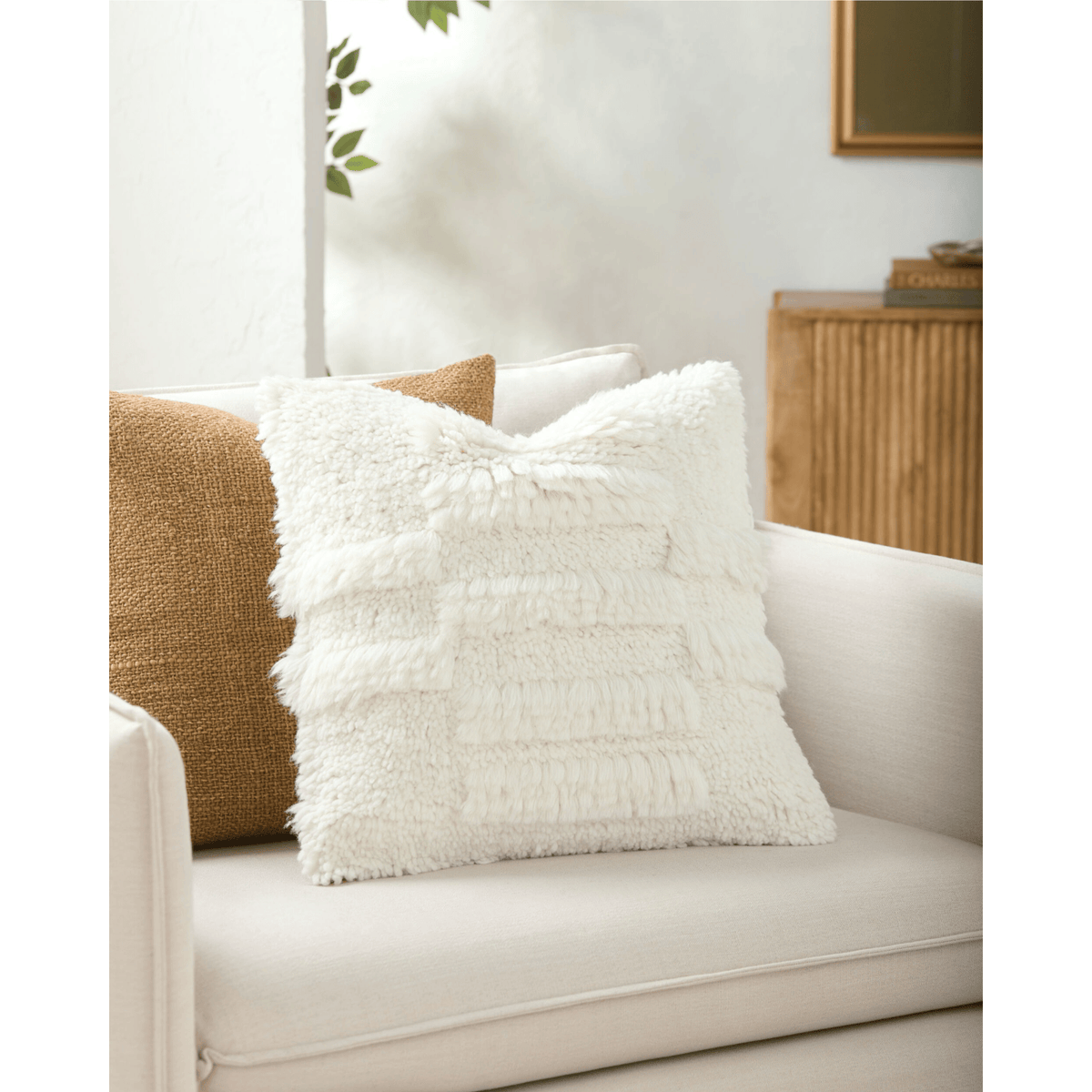 Keiichi Decor Lizzano Hand Woven Cushion - 51 x 51 cm House of Isabella UK
