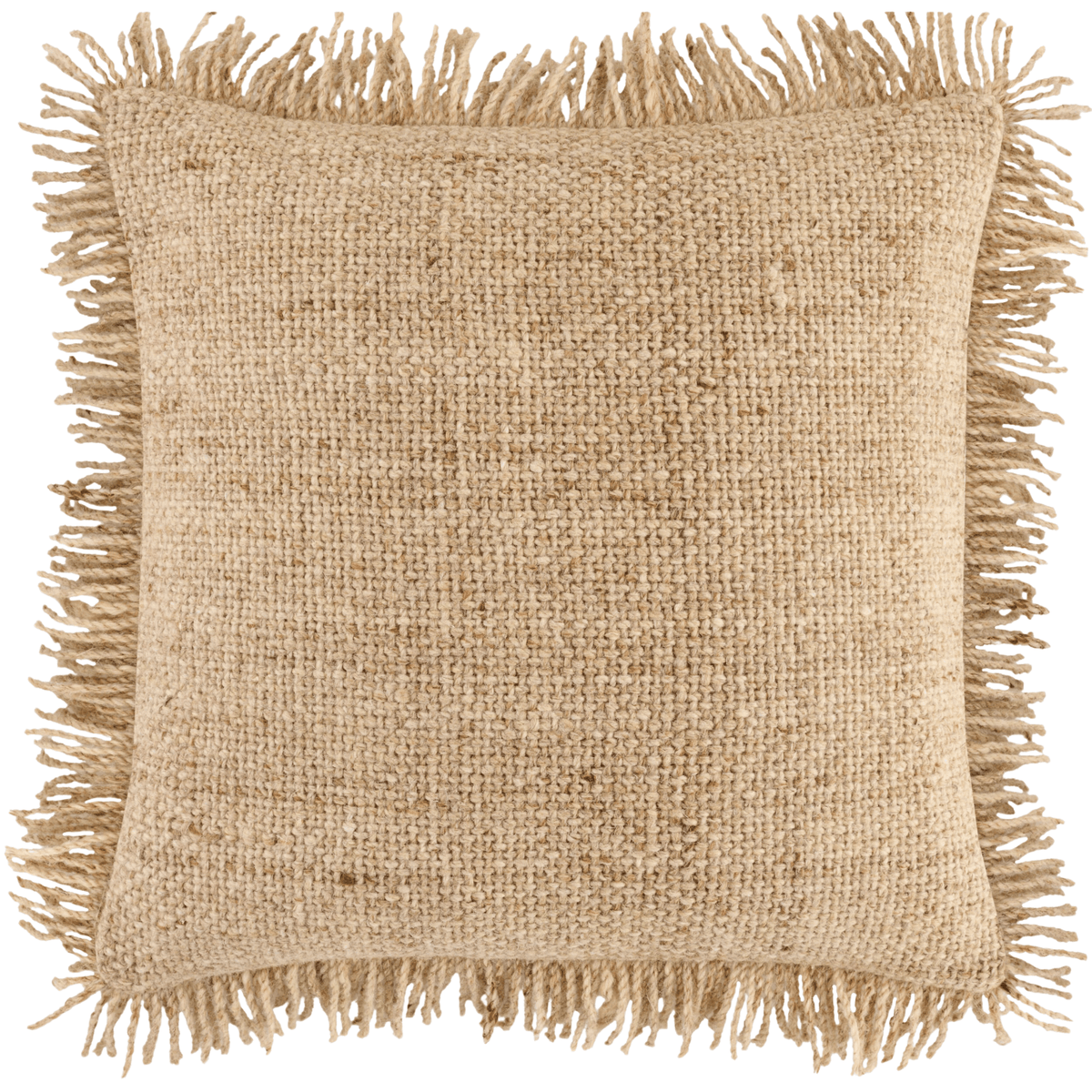 Keiichi Decor Marisol Hand Woven Cushion in Warm Natural - 51 x 51 cm House of Isabella UK