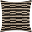 Keiichi Decor Marzano Hand Woven Cushion in Black - 51 x 51 cm House of Isabella UK