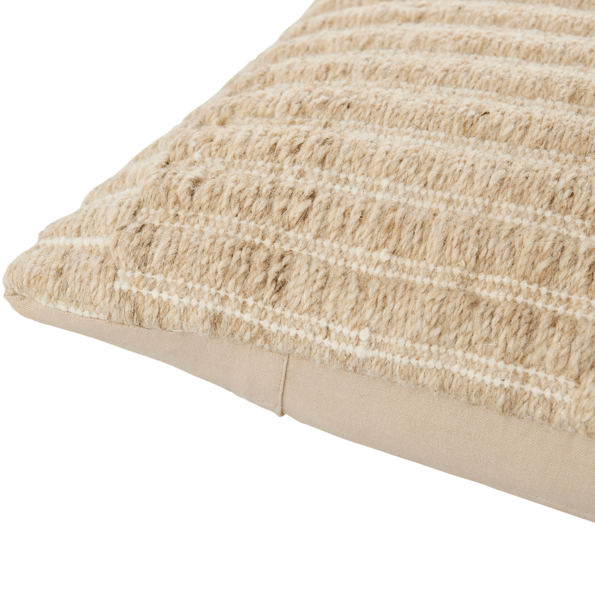 Keiichi Decor Monacizzo Hand Woven Cushion in Warm Natural - 51 x 51 cm House of Isabella UK