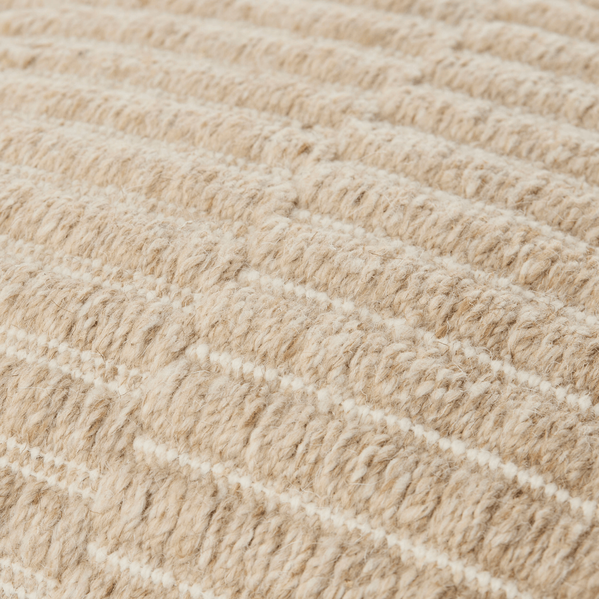 Keiichi Decor Monacizzo Hand Woven Cushion in Warm Natural - 51 x 51 cm House of Isabella UK