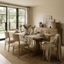 Keiichi Dining Bourton Dining Chair in Mongolian Fur House of Isabella UK