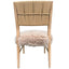 Keiichi Dining Bourton Dining Chair in Mongolian Fur House of Isabella UK