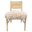 Keiichi Dining Bourton Dining Chair in Mongolian Fur House of Isabella UK