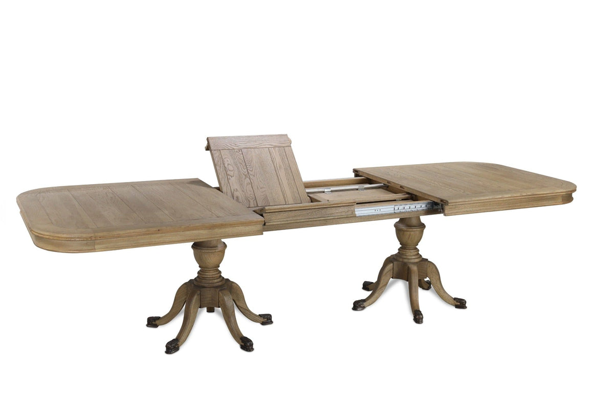 Keiichi Dining Buckingham Extending Solid Oak Dining Table - 210-310cm House of Isabella UK