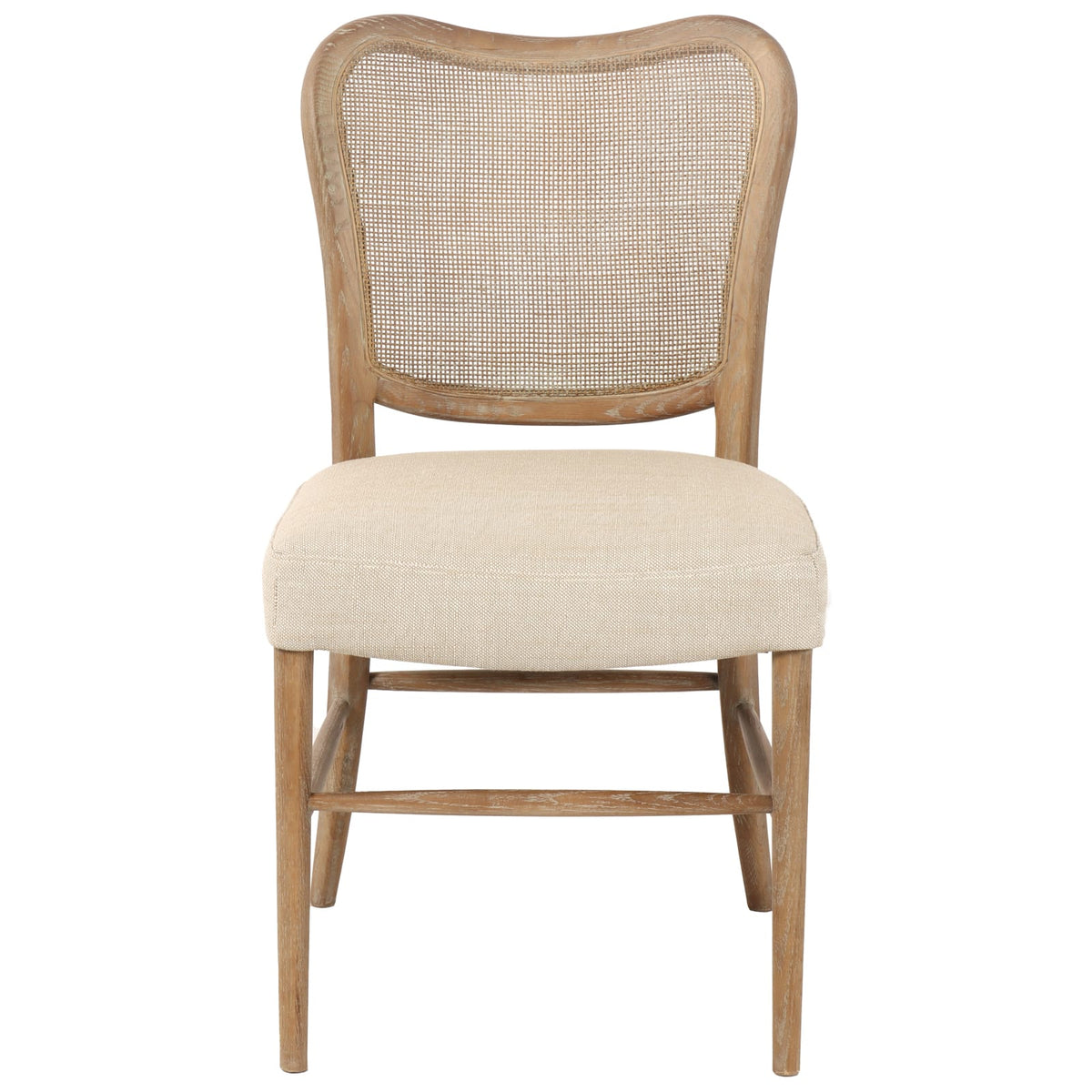 Keiichi Dining Chadlington Rattan and Natural Linen Dining Chair House of Isabella UK