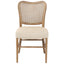 Keiichi Dining Chadlington Rattan and Natural Linen Dining Chair House of Isabella UK