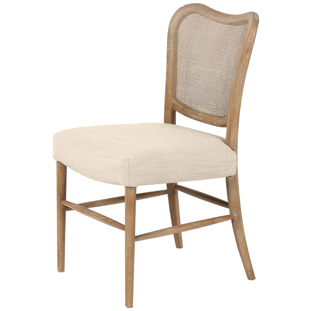 Keiichi Dining Chadlington Rattan and Natural Linen Dining Chair House of Isabella UK