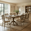 Keiichi Dining Chadlington Rattan and Natural Linen Dining Chair House of Isabella UK