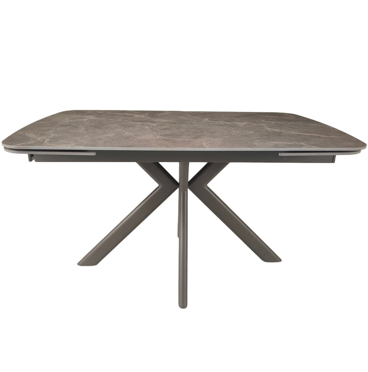 Keiichi Dining Cote Extending Dining Table in Latte Stone Ceramic - 140-200cm House of Isabella UK
