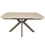 Keiichi Dining Cote Extending Dining Table in Travertine Ceramic - 140-200cm House of Isabella UK