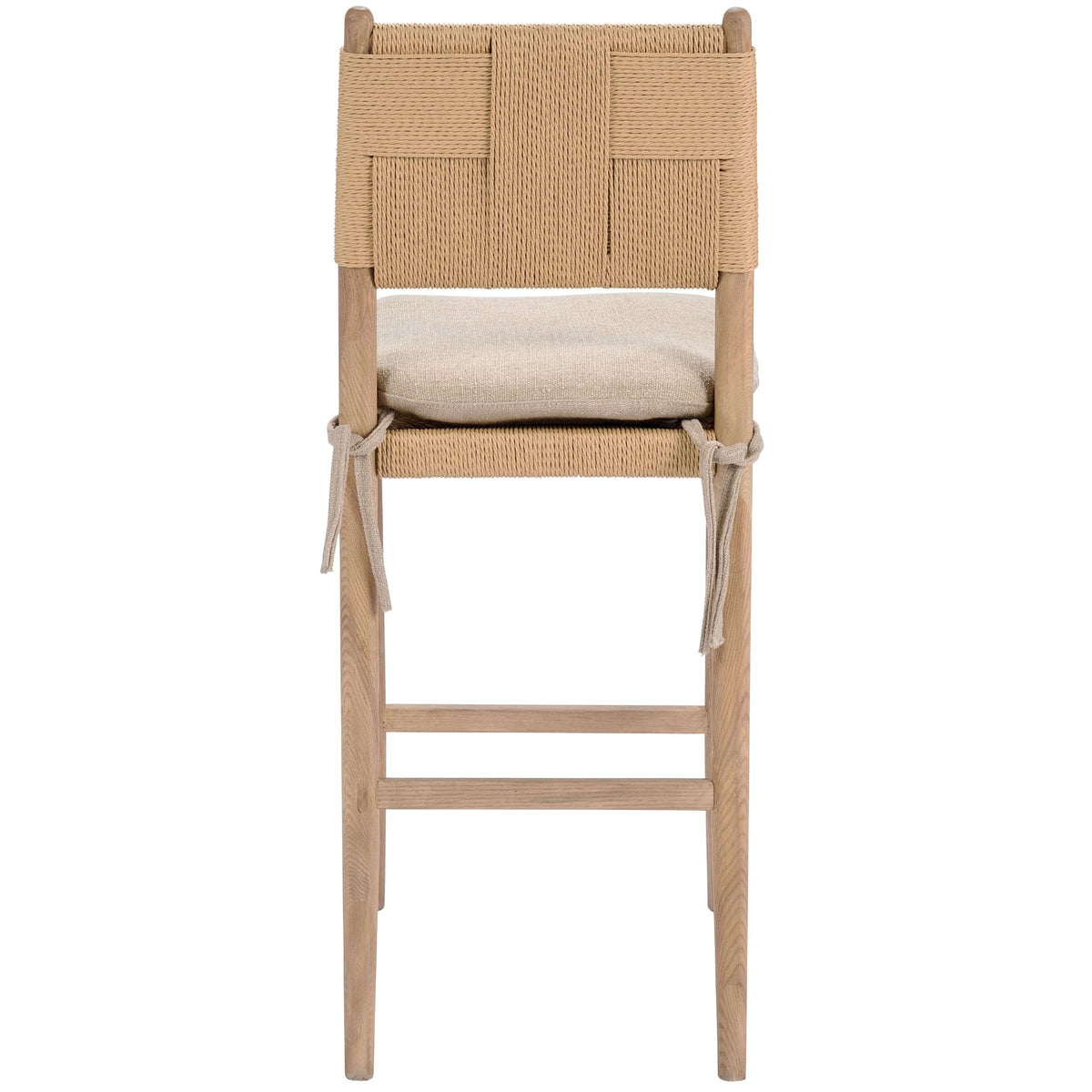 Keiichi Dining Radford Counter Stool with Fabric Seat Cusion House of Isabella UK