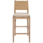 Keiichi Dining Radford Counter Stool with Fabric Seat Cusion House of Isabella UK