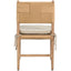 Keiichi Dining Radford Dining Chair with Fabric Seat Cushion House of Isabella UK
