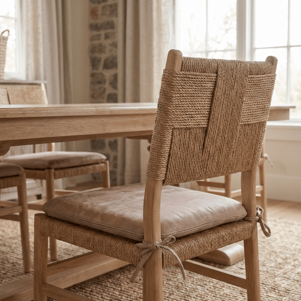 Keiichi Dining Radford Rope Back Dining Chair House of Isabella UK