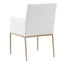 Keiichi Dining Sloane Dining Arm Chair in Aged Brass House of Isabella UK