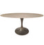 Keiichi Dining Sutton Oval Dining Table in Travertine Ceramic - 180cm House of Isabella UK