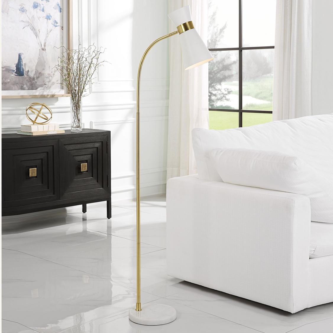 Keiichi Lighting Ambrose Floor Lamp White House of Isabella UK