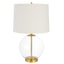 Keiichi Lighting Clear Globe Table Lamp House of Isabella UK